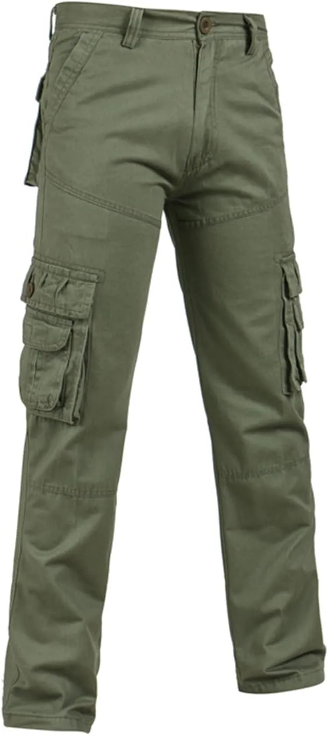 2023 Mens Cargo Pants Loose Fit with Multi Pockets Wild Hiking Pants Lightweight Trousers Stylish Outdoor Sweatpants Joggers