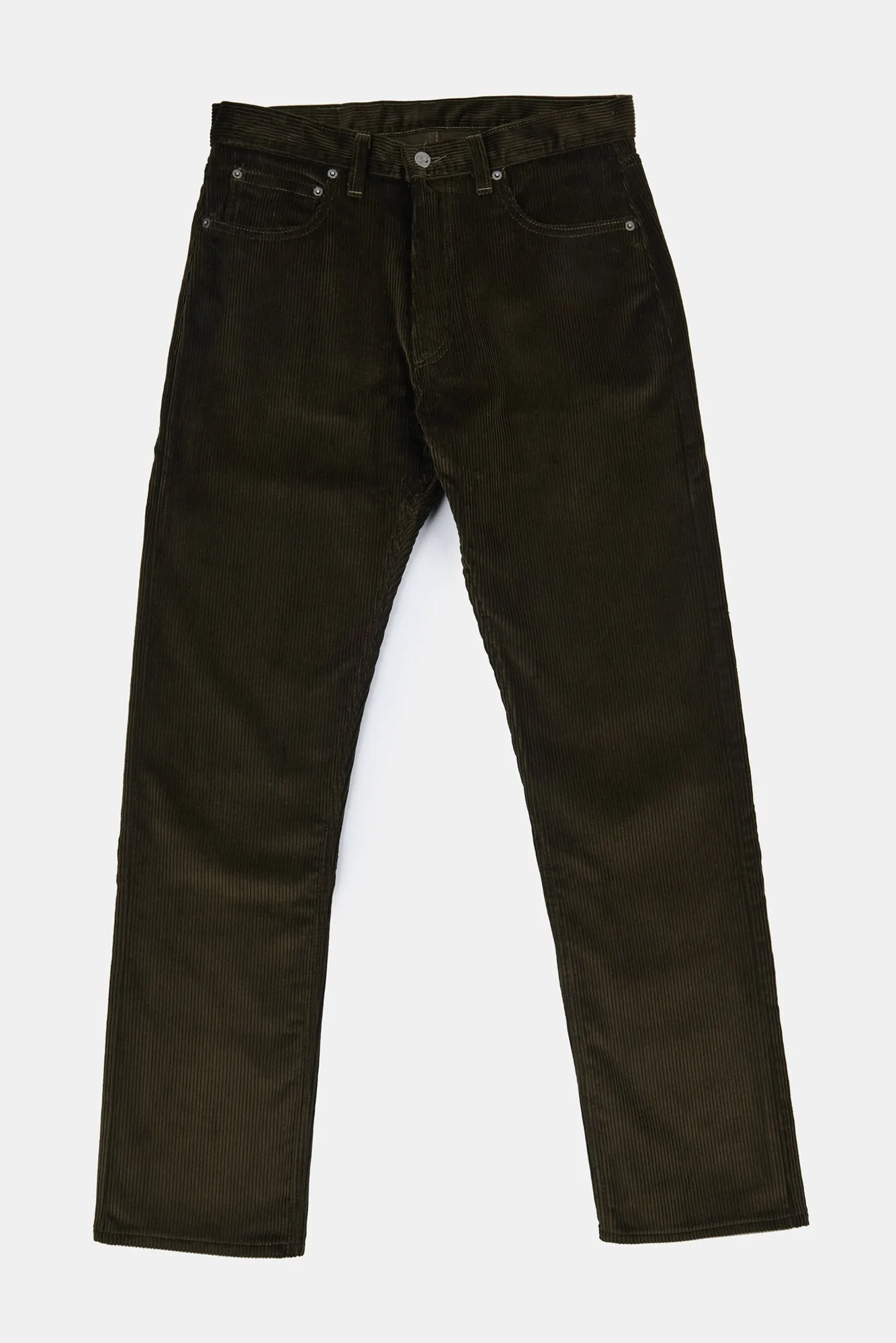 5 Pocket Corduroy Jean  - Dark Olive