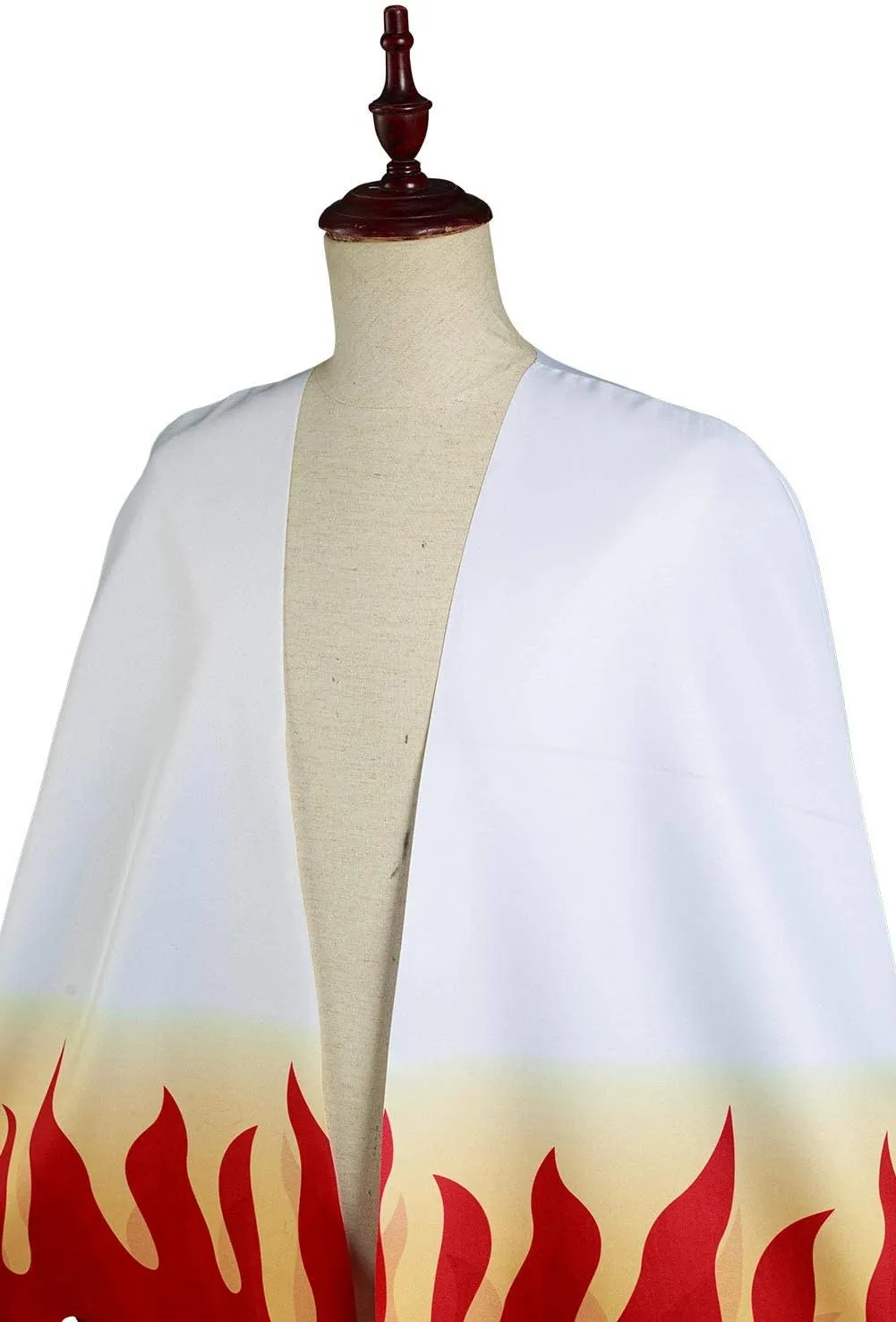Adult Rengoku Robe Kimetsu Cosplay Costume Kimono Cape Kyoujurou Cloak Halloween Suit
