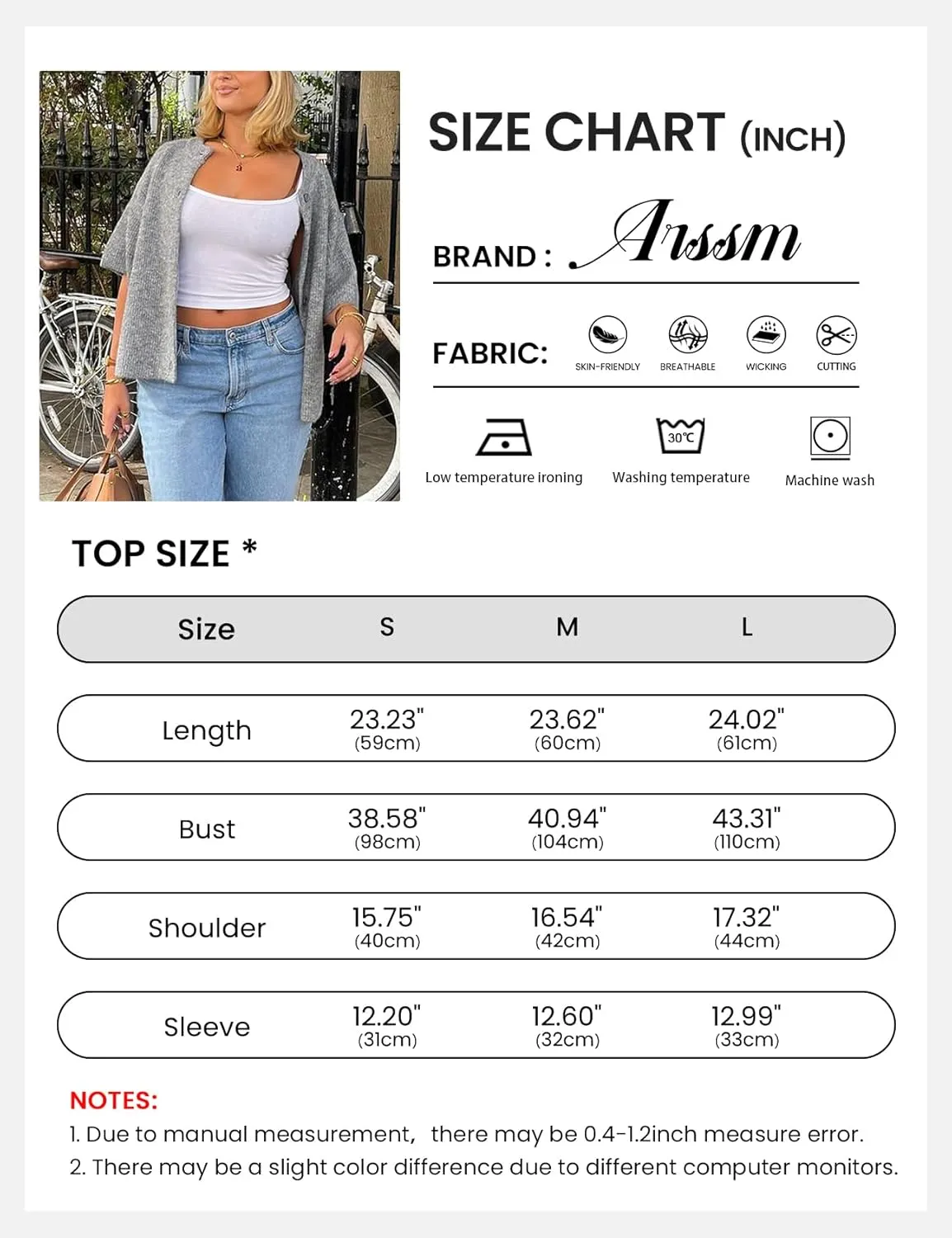Arssm Women's Knitted Crop Cardigan Y2k Short Sleeve Button Down Cardigan Shirt Ribbed Knit Solid Color Lightweight Outwear