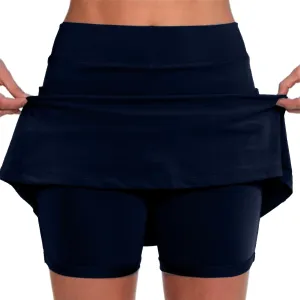 Athletic Skirt with Shorts for Women Golf Skirts High Waisted Tennis Tummy Control Plus Size Skort with Pockets