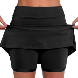 Athletic Skirt with Shorts for Women Golf Skirts High Waisted Tennis Tummy Control Plus Size Skort with Pockets