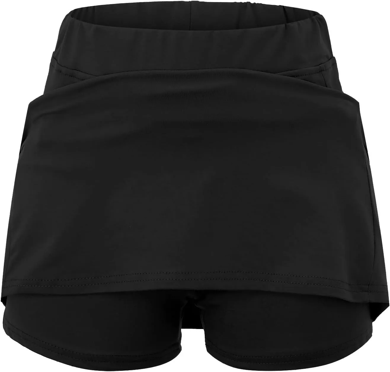 Athletic Skirt with Shorts for Women Golf Skirts High Waisted Tennis Tummy Control Plus Size Skort with Pockets