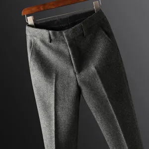 Autumn And Winter Thick Warm Woolen Pants Imitation Wool