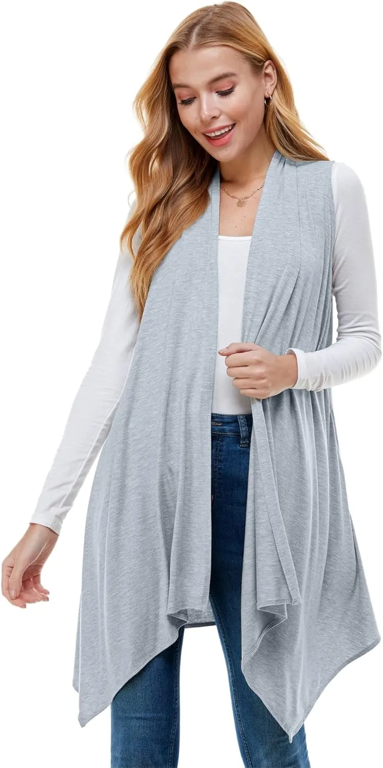Azules Sleeveless Cardigan Vest for Women- Stylish Casual Womens Cardigans for Every Occasion