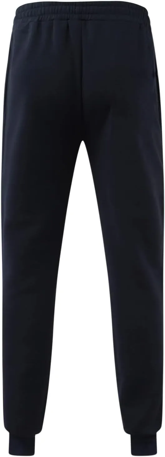 Big and Tall Sweatpants for Men Men's Heavyweight Fleece Cargo Sweatpants Elastic Waist Drawstring Athletic Trousers