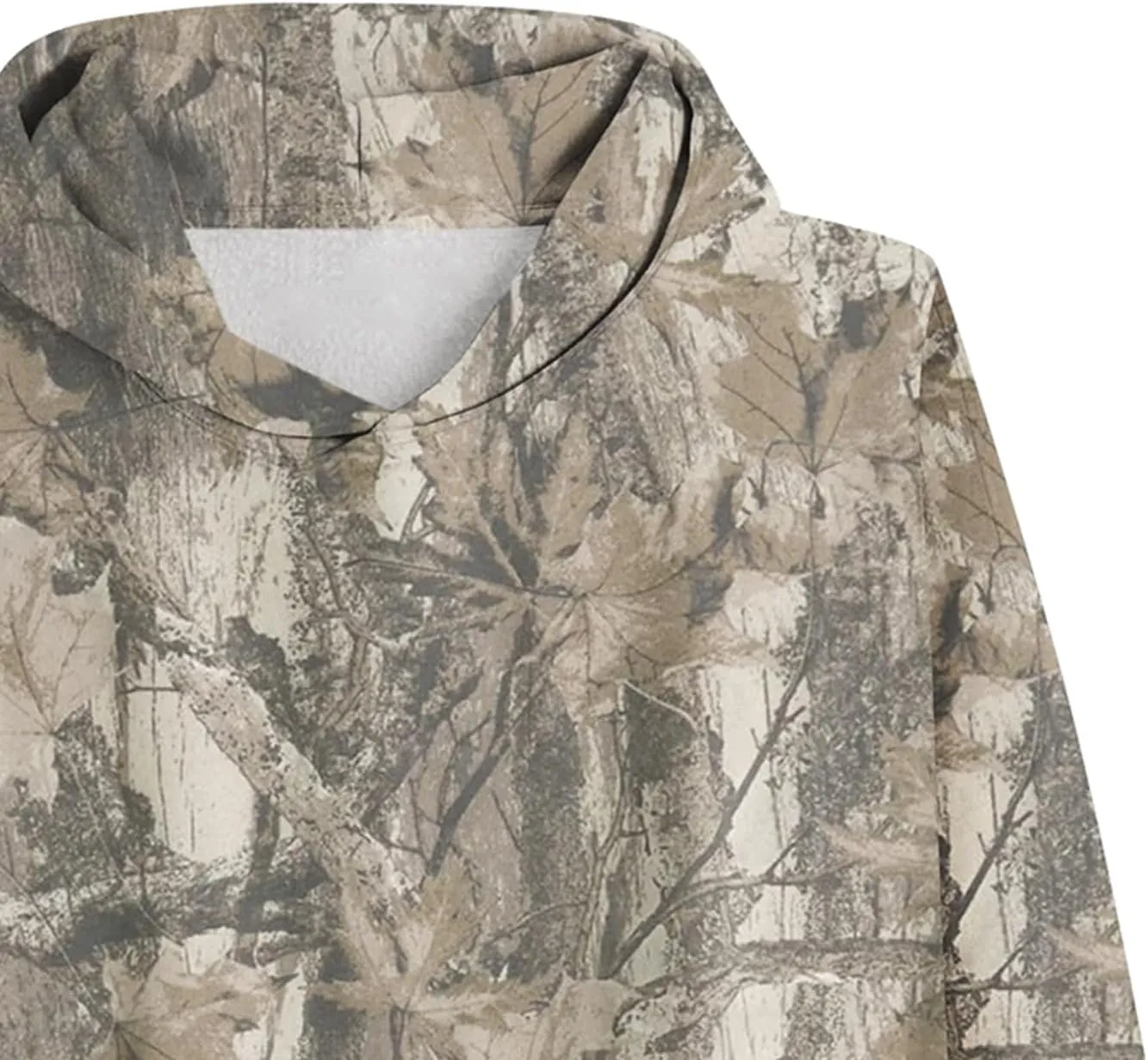 Camo Hoodie Womens 2024 Maple Leaf Print Oversized Hooded Sweatshirt Casual Long Sleeve Graphic Pullover Tops Shirt