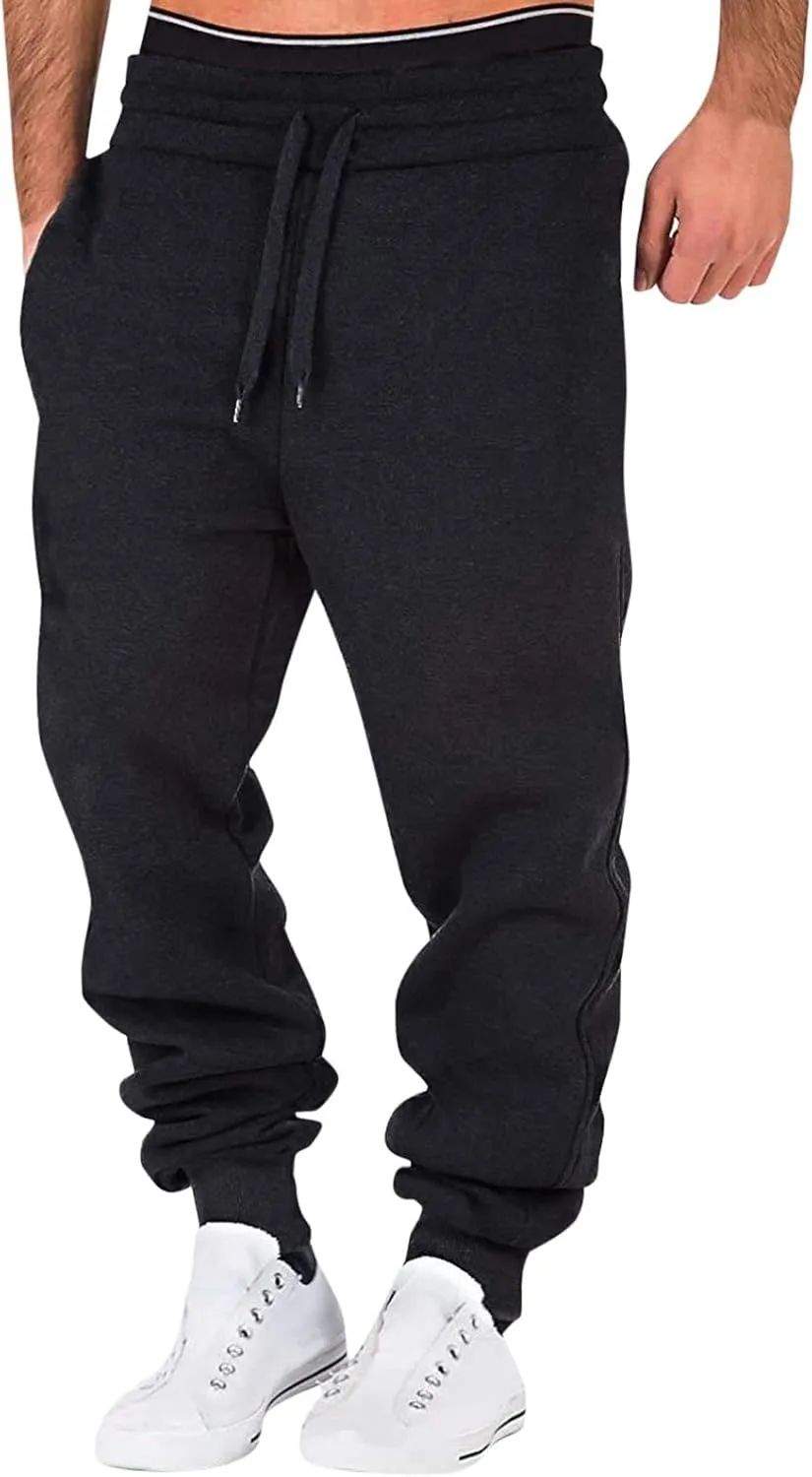Cargo Pants for Men Big and Tall Casual Cotton Cargo Pants Gym Sweatpants Trousers Mens Long Pant Sweatpants for Men