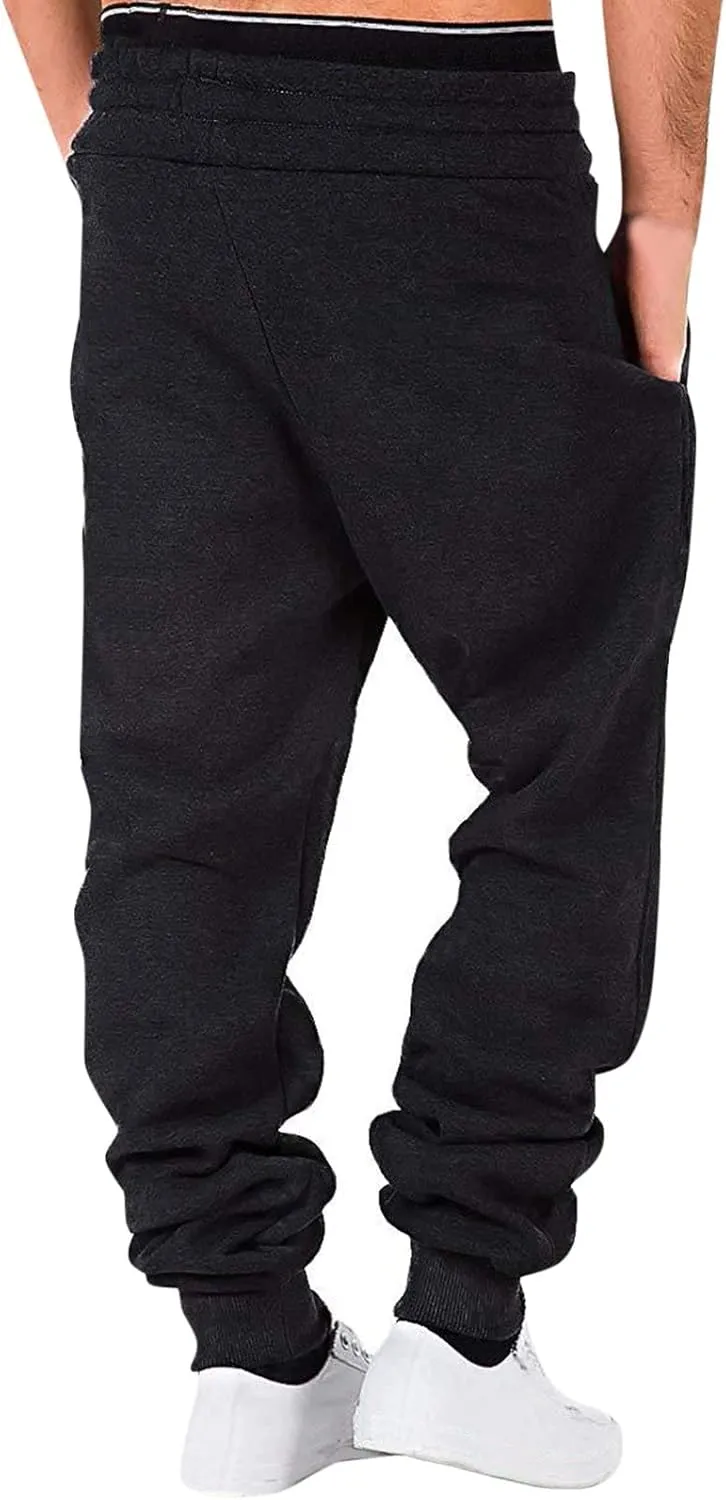 Cargo Pants for Men Big and Tall Casual Cotton Cargo Pants Gym Sweatpants Trousers Mens Long Pant Sweatpants for Men