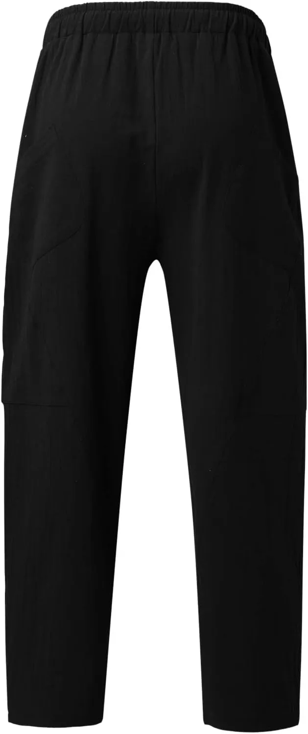 Cargo Pants for Men Big and Tall, for Men Lightweight Golf Track Pant 2023 Men's Heavyweight Cargo Fleece Sweatpants