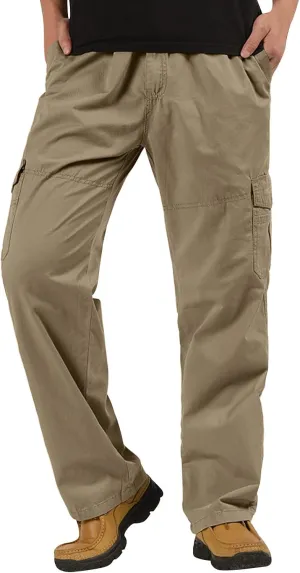 Cargo Pants for Men Big and Tall Pants for Men Skinny Mens Dress Pants - Stretch Slim Fit Business Casual Dress Pants