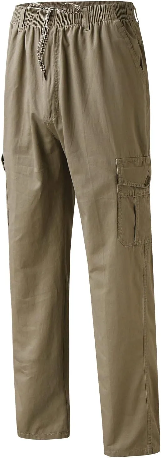 Cargo Pants for Men Big and Tall Pants for Men Skinny Mens Dress Pants - Stretch Slim Fit Business Casual Dress Pants