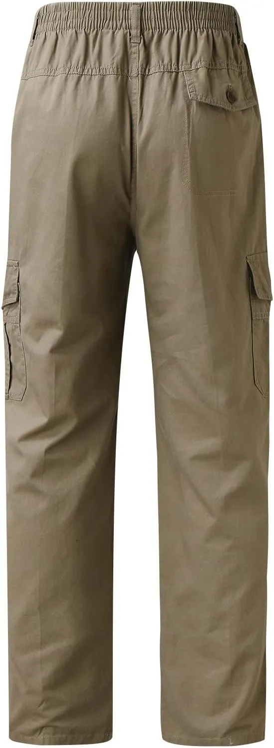 Cargo Pants for Men Big and Tall Pants for Men Skinny Mens Dress Pants - Stretch Slim Fit Business Casual Dress Pants