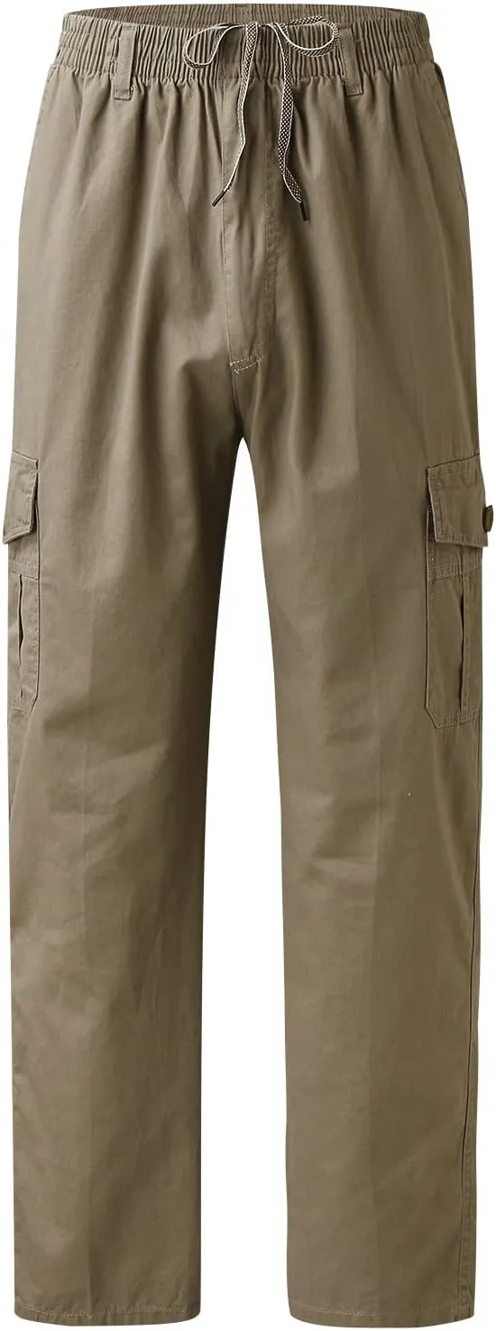 Cargo Pants for Men Big and Tall Pants for Men Skinny Mens Dress Pants - Stretch Slim Fit Business Casual Dress Pants
