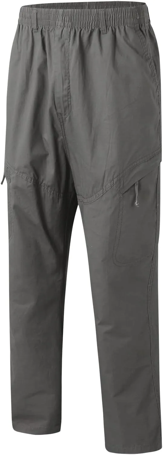 Cargo Pants for Men Big and Tall, Sweatpants Long Pants with Pockets Camping Pants Men Printed Overalls Casual Pocket