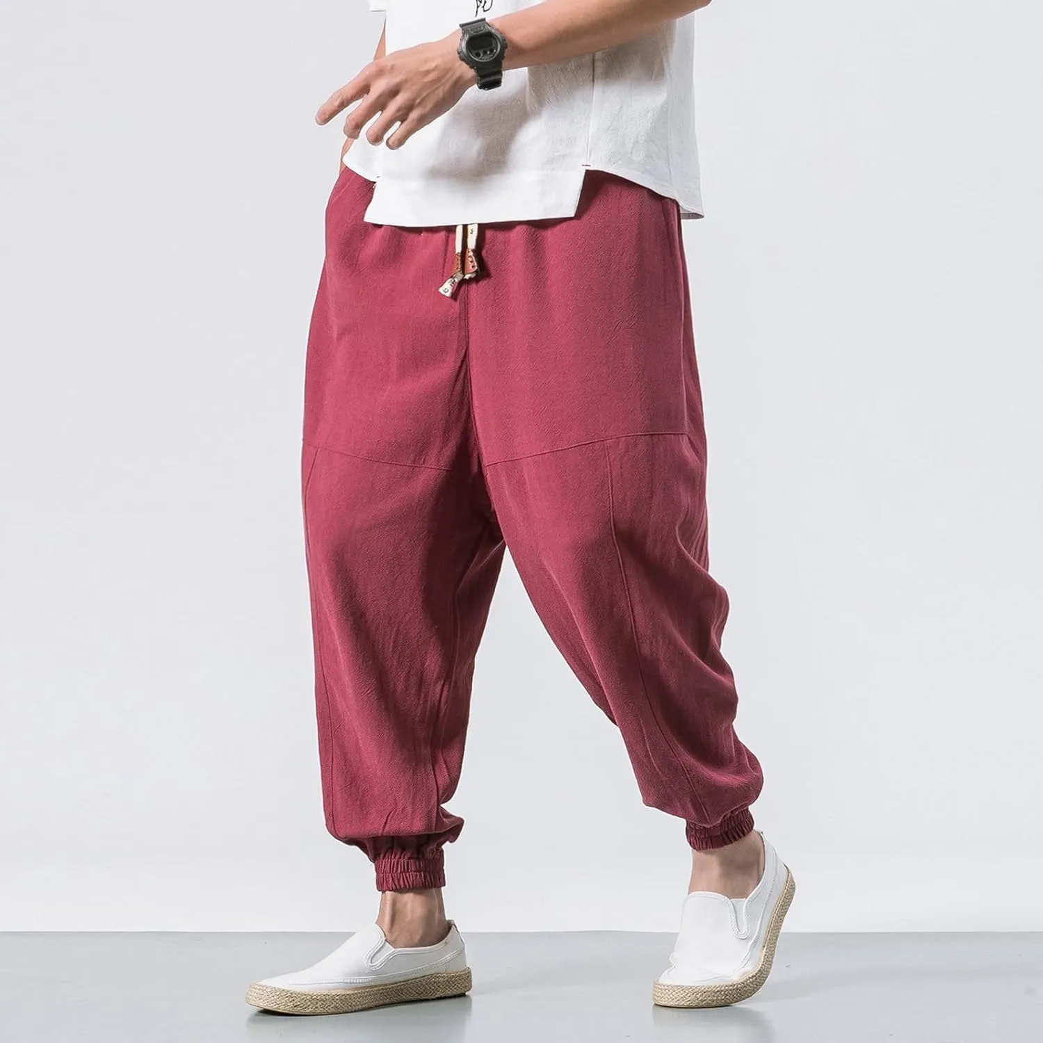Cargo Pants for Men Big and Tall, Training Joggers Sweatpants Lightweight Gym Yoga Trousers Men's Slim Fit Jogger Gym