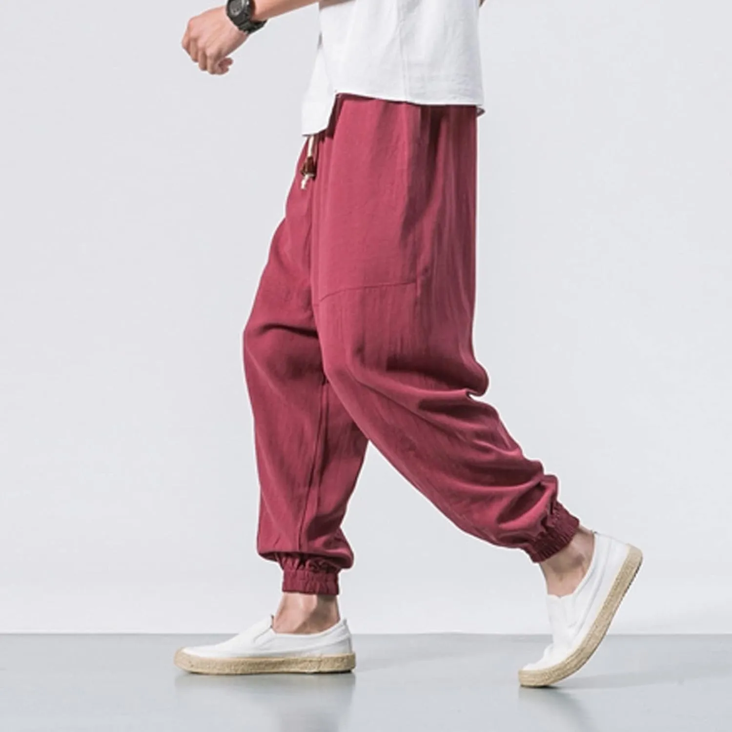 Cargo Pants for Men Big and Tall, Training Joggers Sweatpants Lightweight Gym Yoga Trousers Men's Slim Fit Jogger Gym