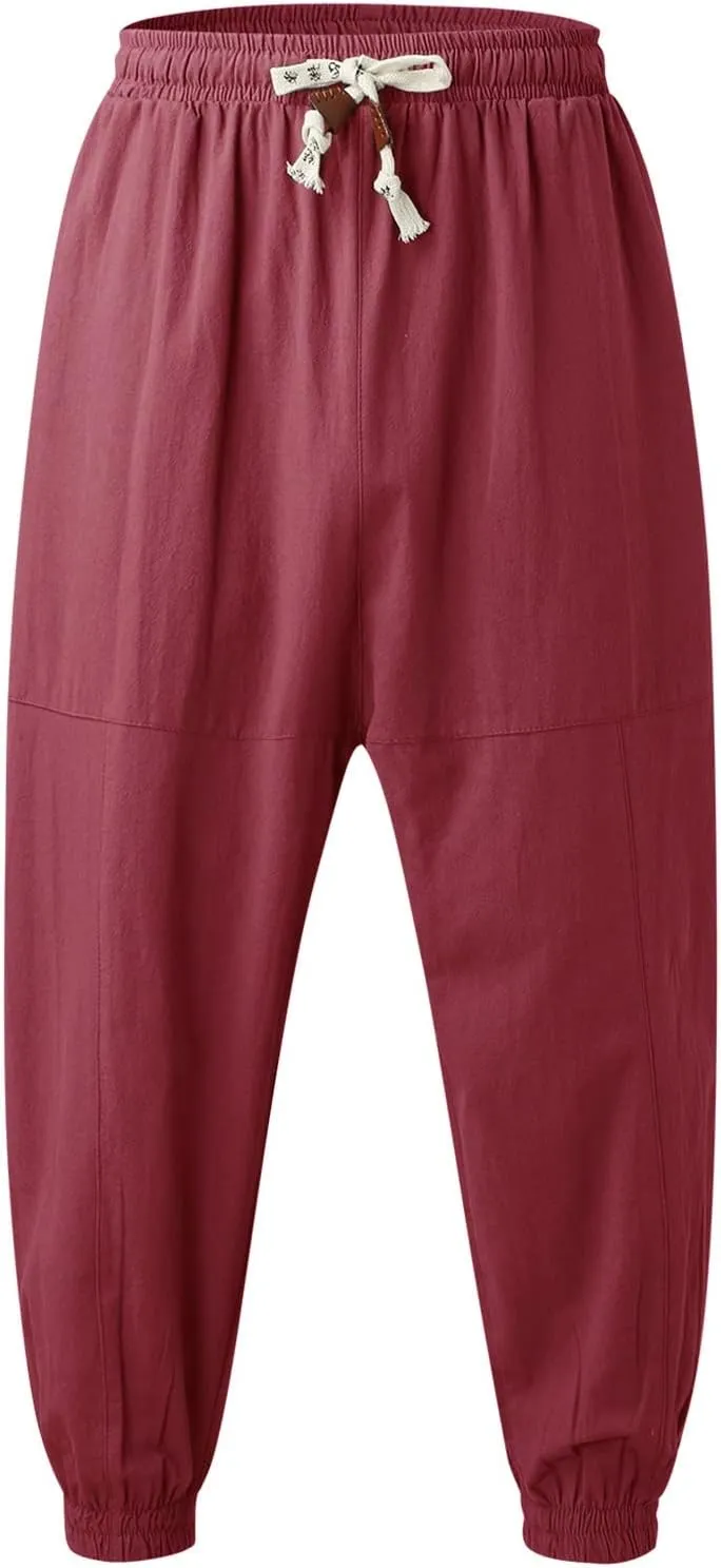 Cargo Pants for Men Big and Tall, Training Joggers Sweatpants Lightweight Gym Yoga Trousers Men's Slim Fit Jogger Gym