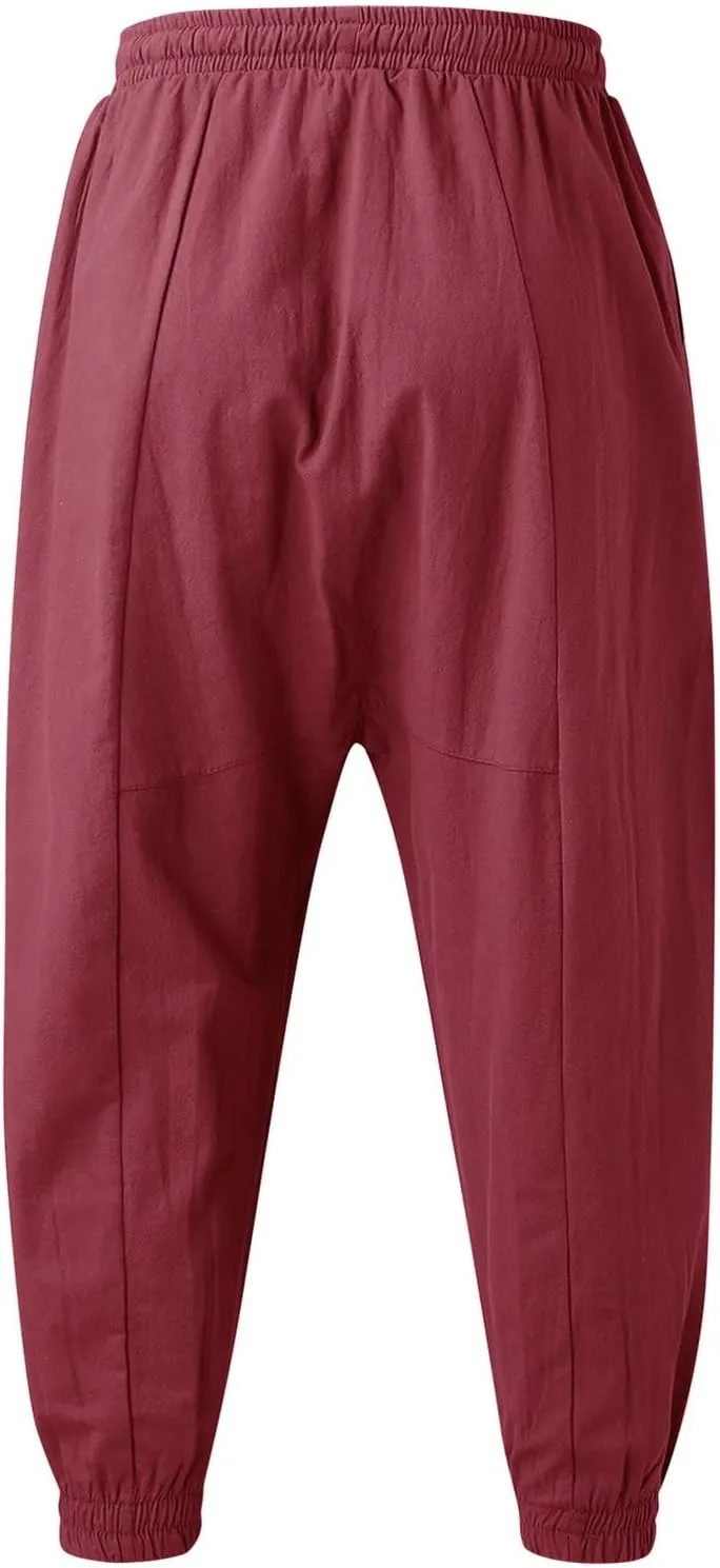Cargo Pants for Men Big and Tall, Training Joggers Sweatpants Lightweight Gym Yoga Trousers Men's Slim Fit Jogger Gym