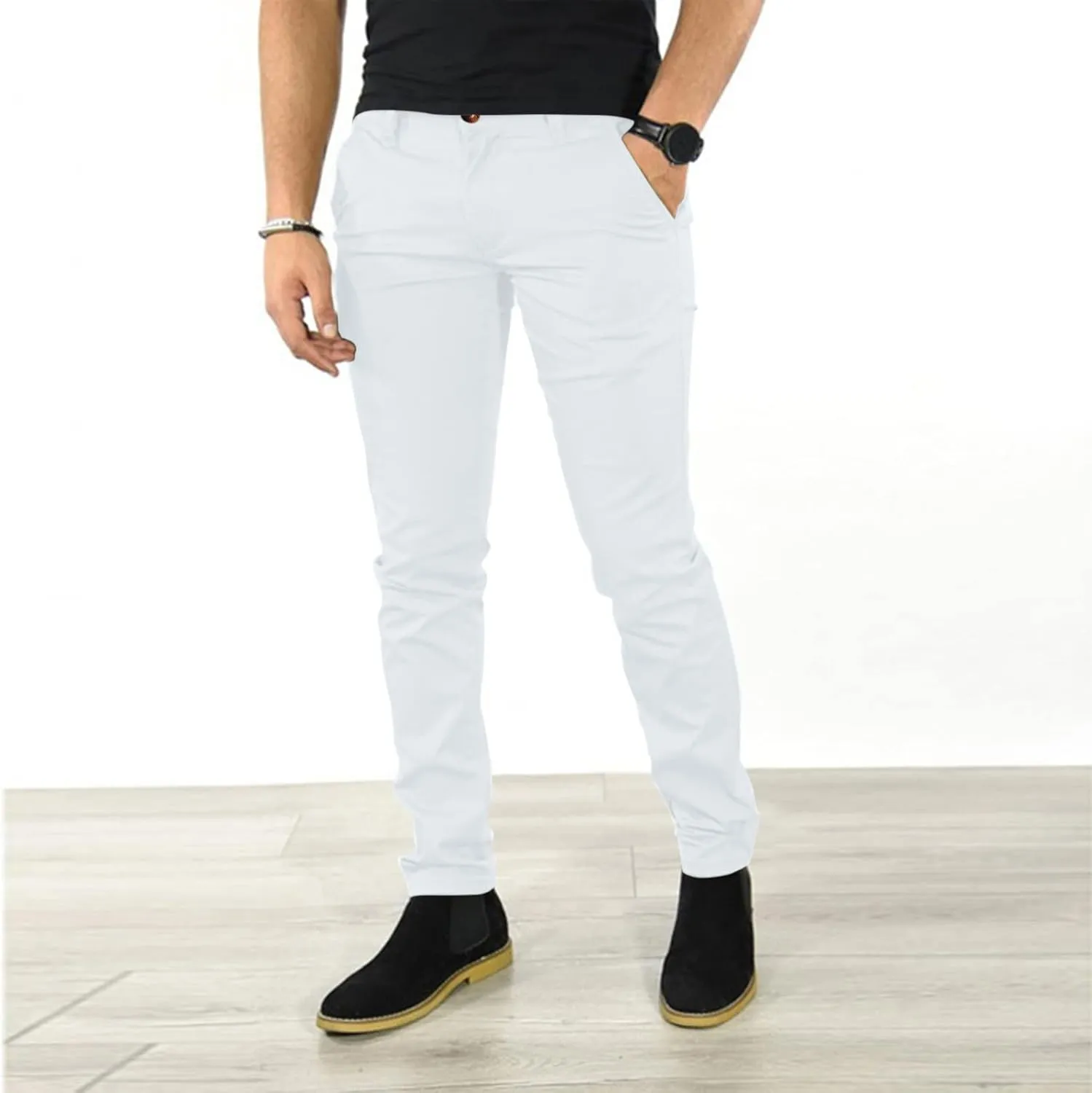 Cargo Pants for Men Big and Tall, with Pockets for Workout Jogging Running Men's Heavyweight Sweatpants Fleece Lined