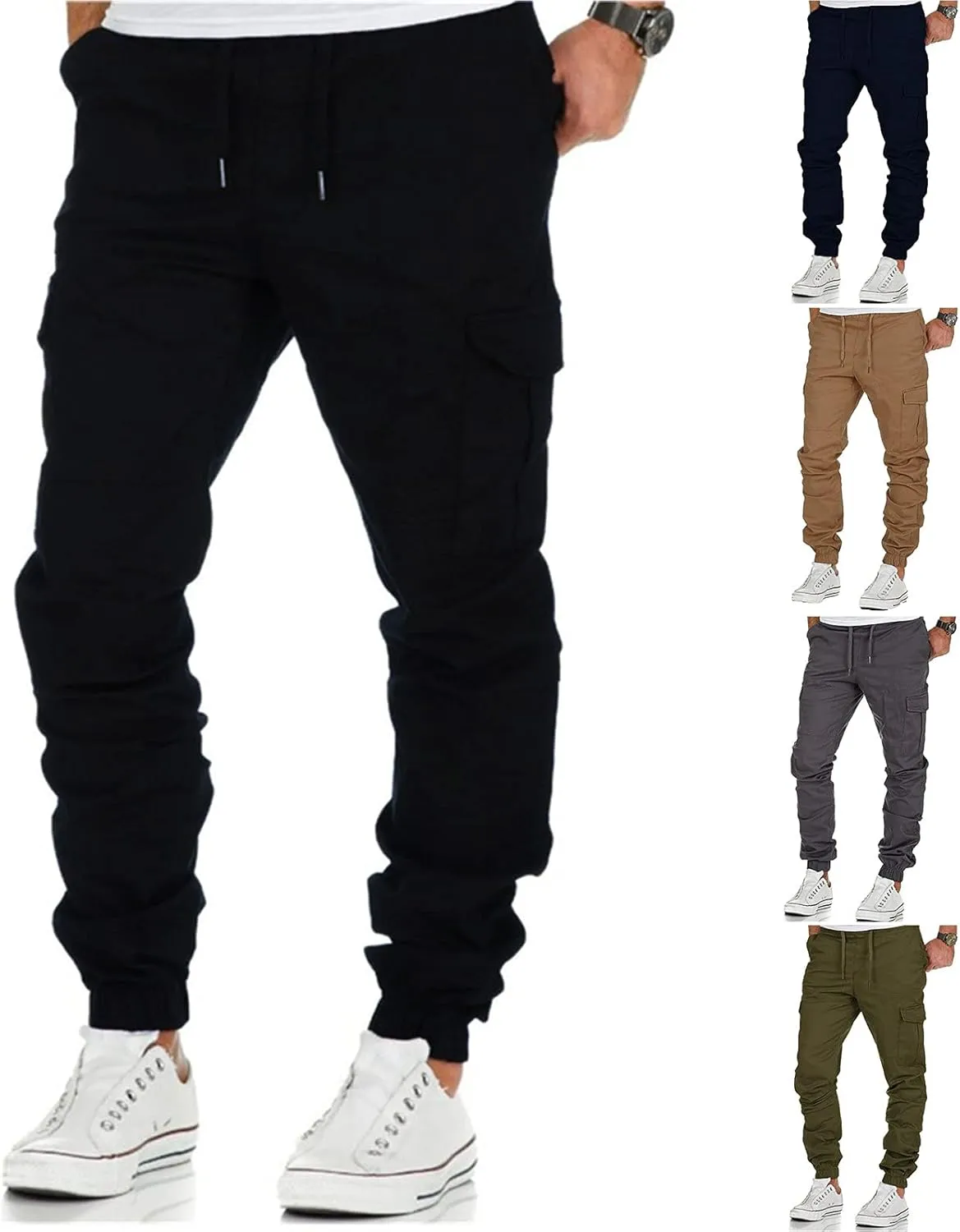 Cargo Pants for Men Big and Tall Work Hiking Ripstop Pants Cargo Pants for Men Work Casual Performance Series Comfort
