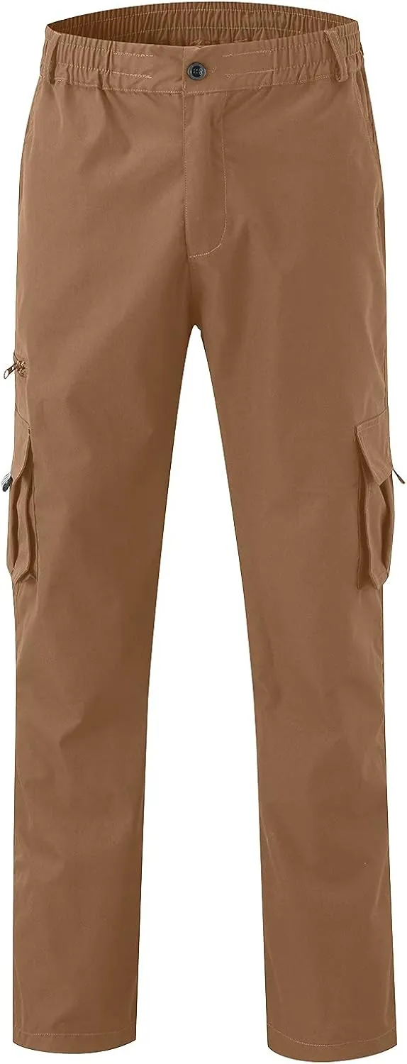 Cargo Pants for Men Big and Tall Work Trousers Fleece Cotton Sweatpants Lounge Pants Mens Gym Jogging Bottoms Tapered