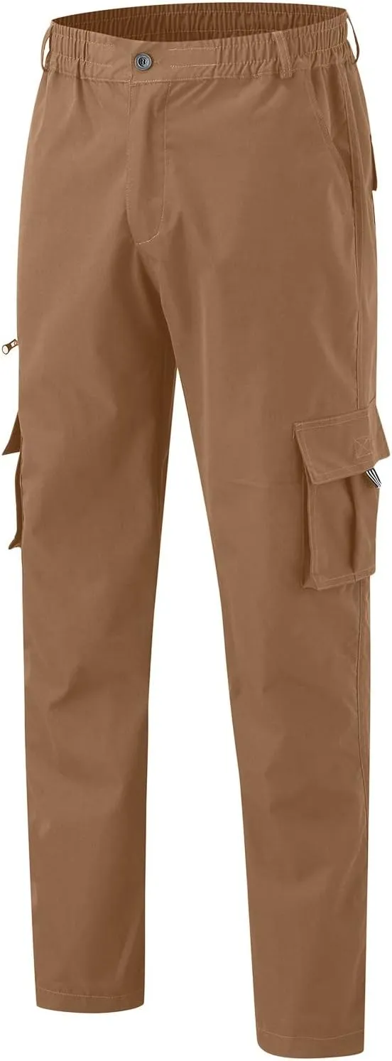 Cargo Pants for Men Big and Tall Work Trousers Fleece Cotton Sweatpants Lounge Pants Mens Gym Jogging Bottoms Tapered