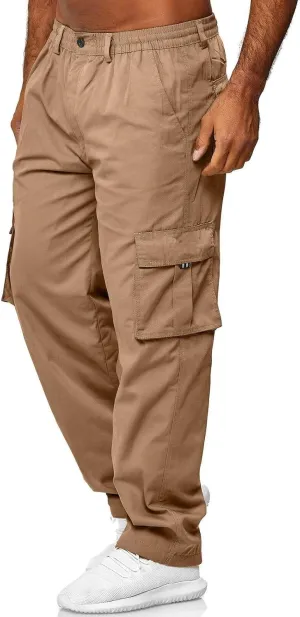 Cargo Pants for Men Big and Tall Work Trousers Fleece Cotton Sweatpants Lounge Pants Mens Gym Jogging Bottoms Tapered