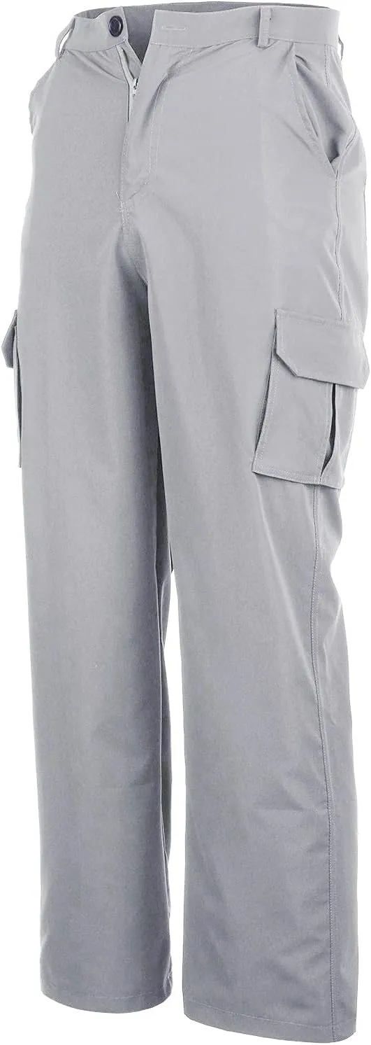 Cargo Pants for Men Big and Tall, Zipper Pockets Running Athletic Workout Pants Tapered Sweatpants for Men Golf Track