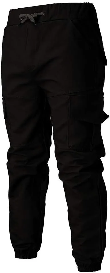 Cargo Pants for Men Wild Hiking Tactical Pants Workout Joggers Tapered Leg Sweatpants for Men with Pockets Work Trousers