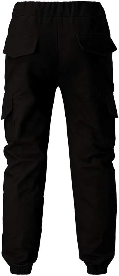 Cargo Pants for Men Wild Hiking Tactical Pants Workout Joggers Tapered Leg Sweatpants for Men with Pockets Work Trousers