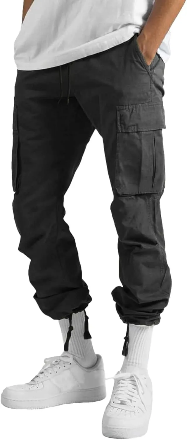Cargo Pants for Men with Pockets Casual Wild Work Joggers Athletic Pants Baggy Hiking Trousers Outdoor Wearing Track Pants