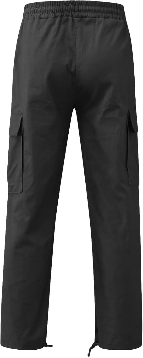 Cargo Pants for Men with Pockets Casual Wild Work Joggers Athletic Pants Baggy Hiking Trousers Outdoor Wearing Track Pants