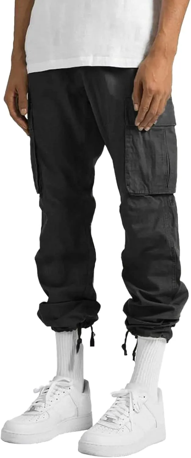 Cargo Pants for Men with Pockets Casual Wild Work Joggers Athletic Pants Baggy Hiking Trousers Outdoor Wearing Track Pants