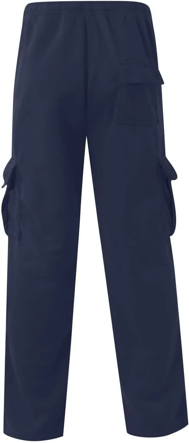 Cargo Sweatpant for Men Drawstring Elastic Waist Baggy Pants Athletic Joggers Track Sweatpant Outdoor Hiking Trousers