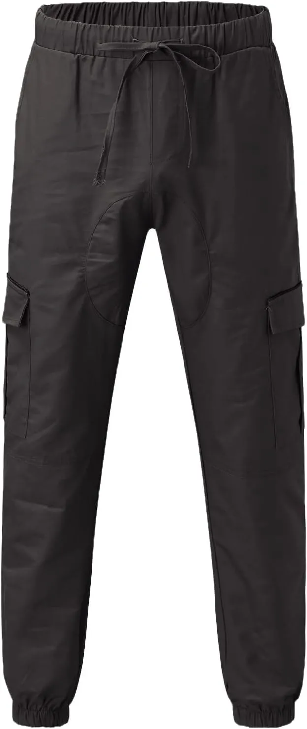 Cargo Sweatpants for Men Big and Tall Pants Men Mens Sweatpants Athletic Workout Casual Jogger Black Long Track Pants