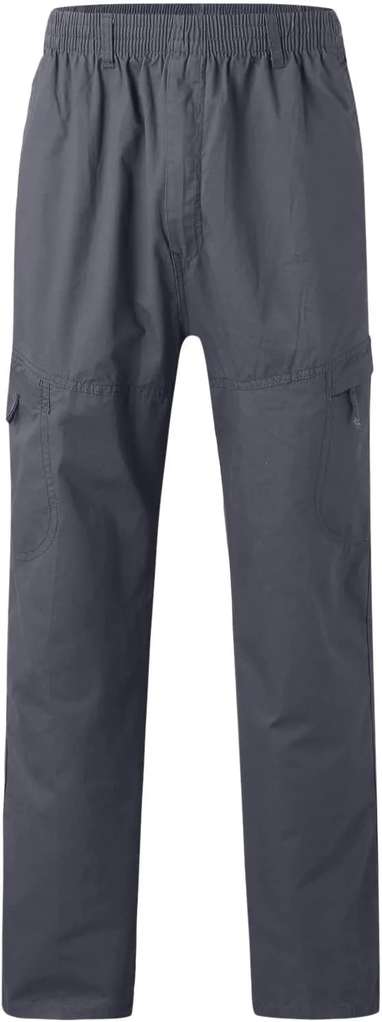 Cargo Sweatpants for Men Big and Tall Pockets Casual Streetwear Y2K Mens Cargo Pants Drawstring Hiking Pants Elastic