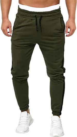 Cargo Sweatpants for Men Big and Tall Track Pants with Pockets Mens Cargo Sweatpants Heavyweight Fleece Jogger Pants