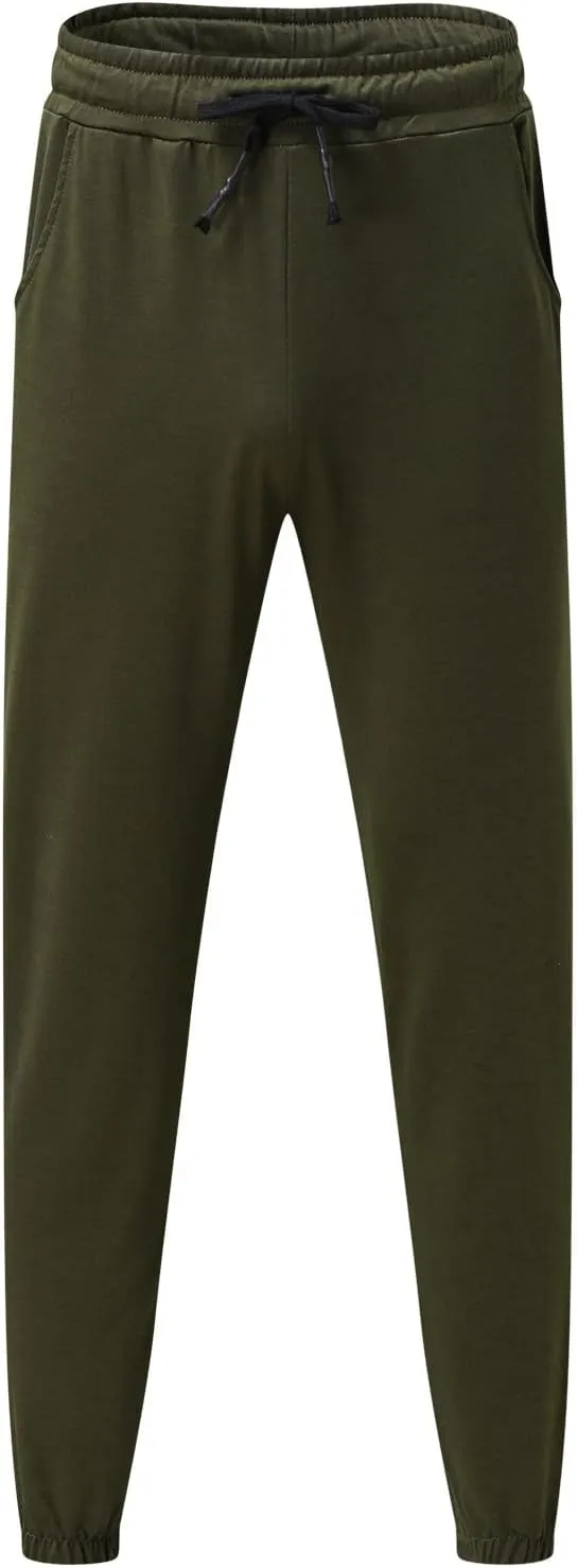 Cargo Sweatpants for Men Big and Tall Track Pants with Pockets Mens Cargo Sweatpants Heavyweight Fleece Jogger Pants