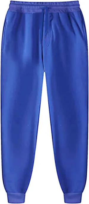 Cargo Trousers for Men Sherpa Lined Athletic Sweatpants Winter Drawstring Workout Jogger Pants Men Sweatpants Men's
