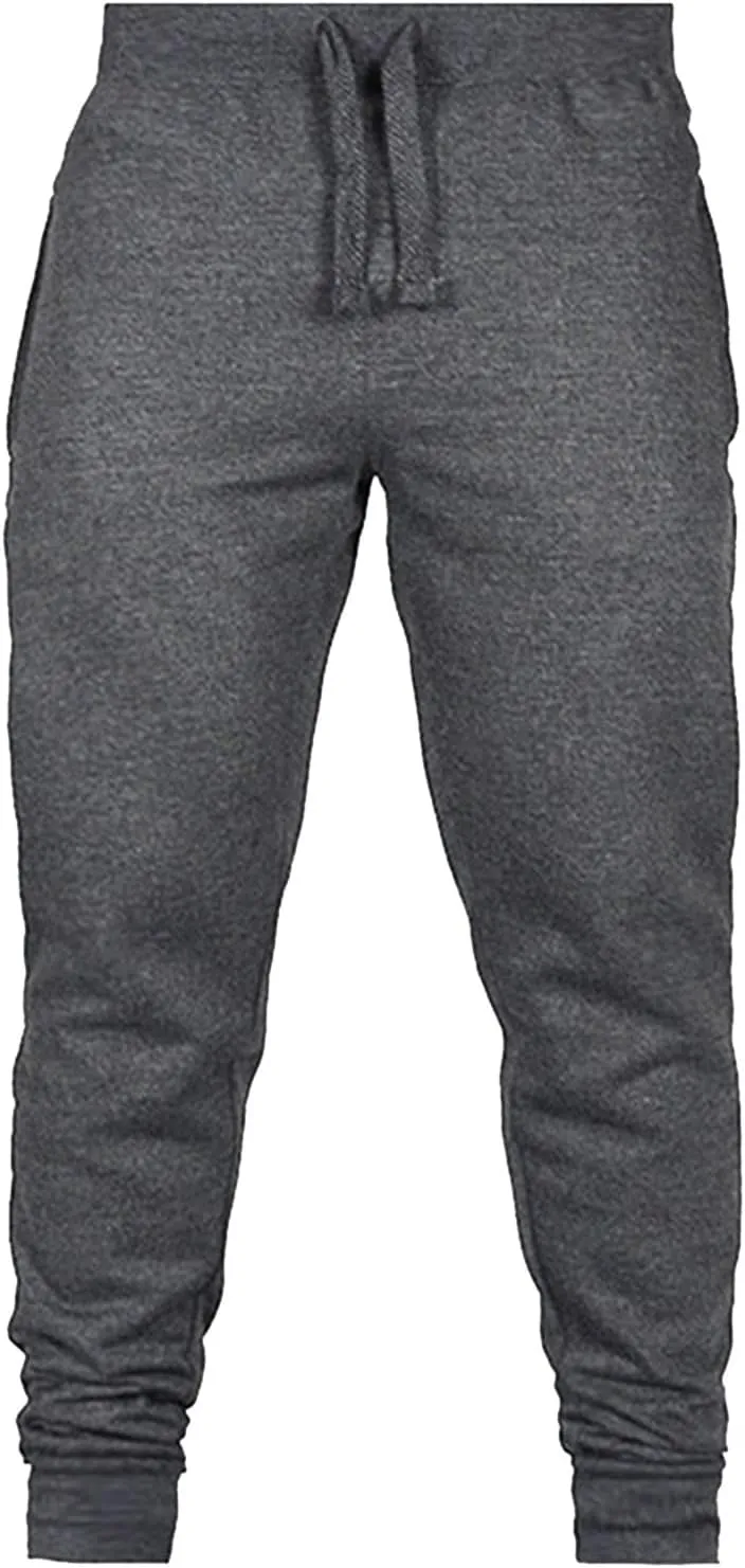 Cargo Trousers for Men Track Pants Gym Running Workout Sweatpants with Zipper Pockets Mens Sweatpants with Pockets