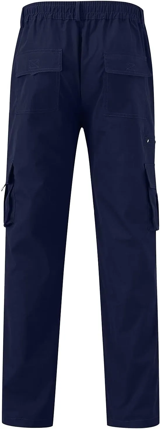 Cargo Trousers for Men Workout Athletic Pants Sweatpants for Men with Pockets Men's Slim Joggers Gym Workout Pants