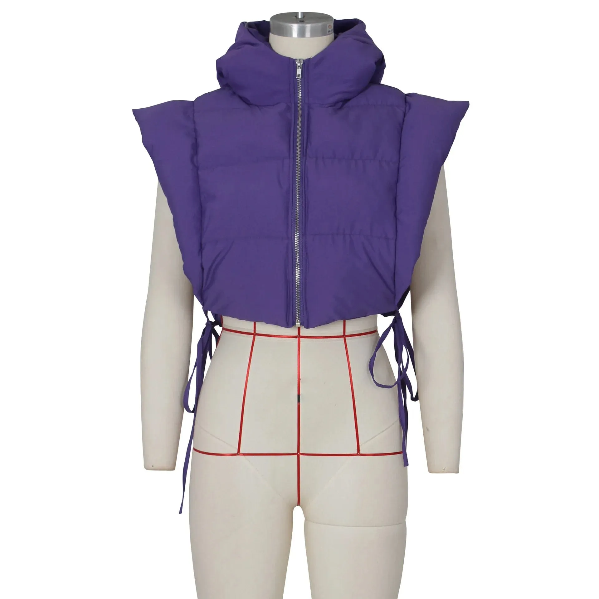 Clara Sleeveless Cropped Jacket