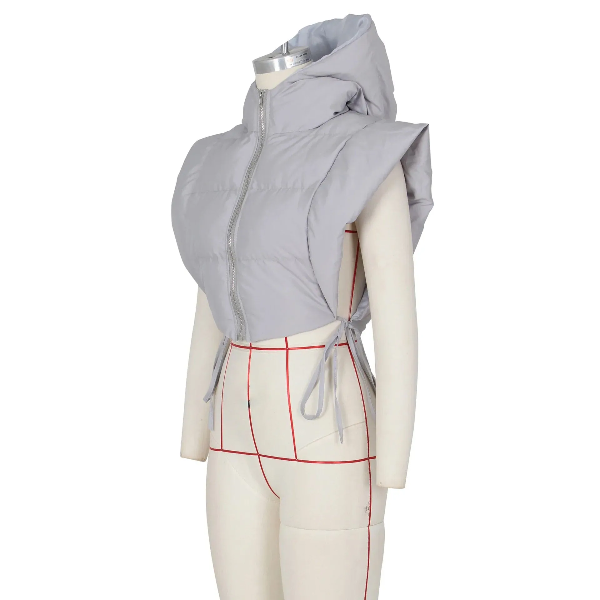 Clara Sleeveless Cropped Jacket