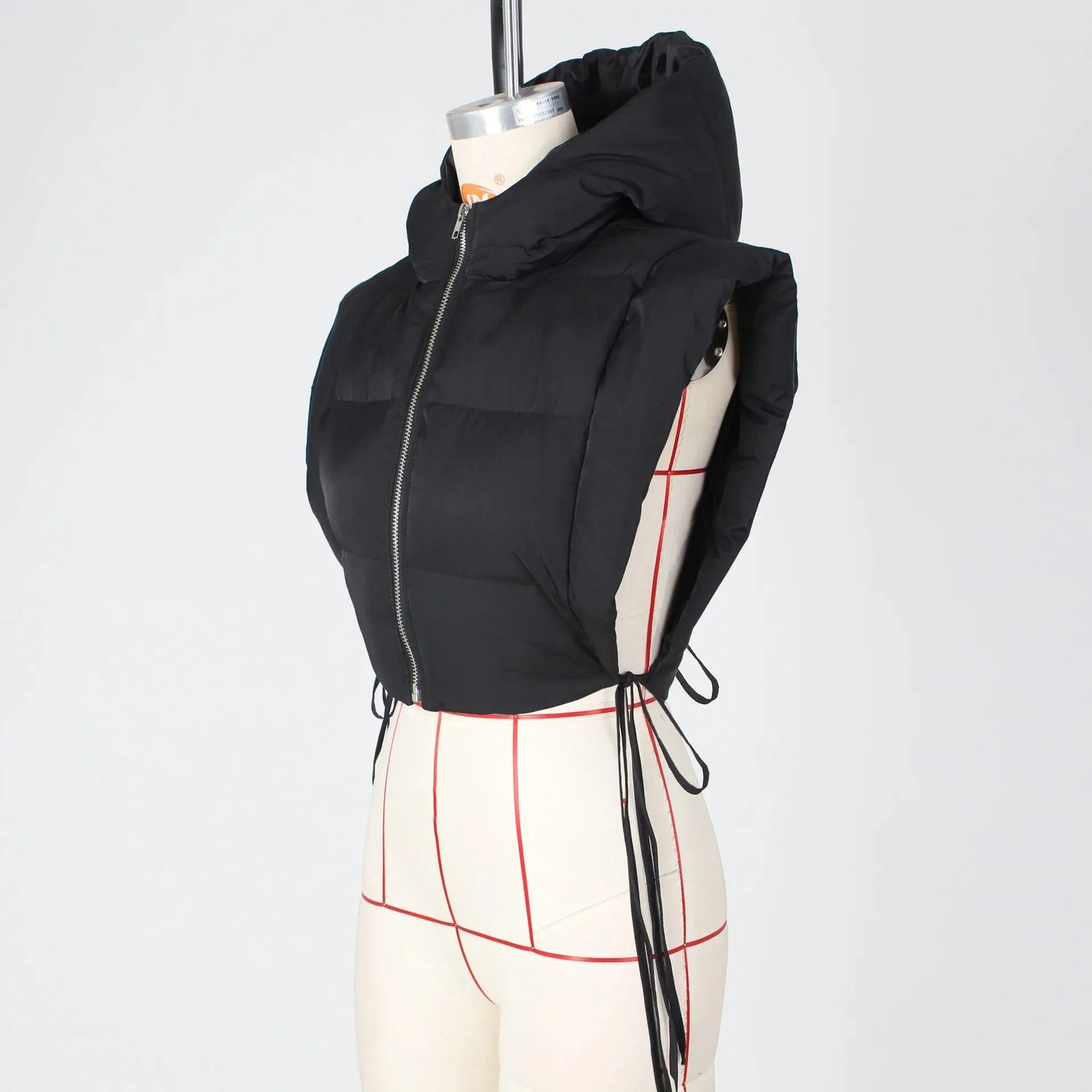 Clara Sleeveless Cropped Jacket