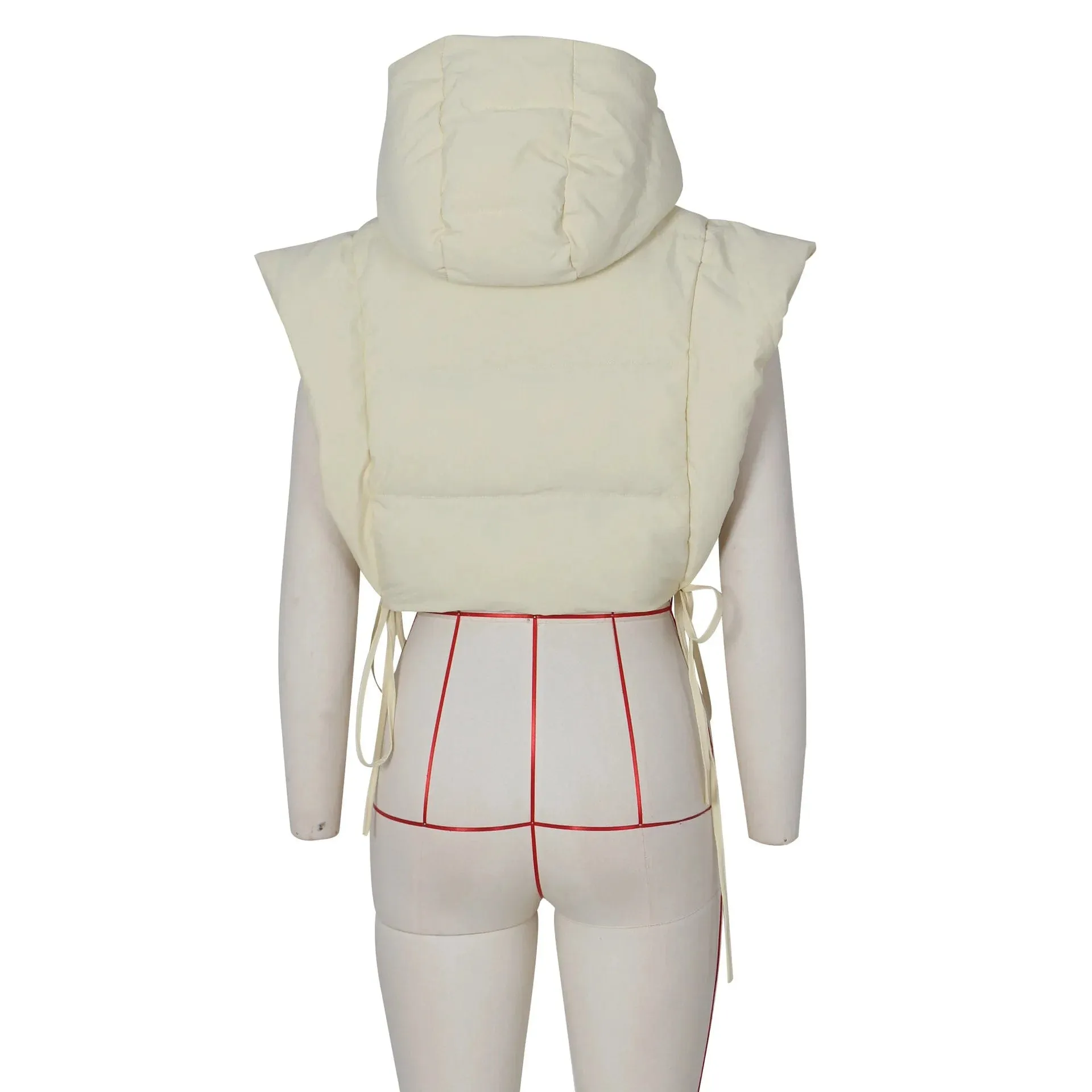 Clara Sleeveless Cropped Jacket