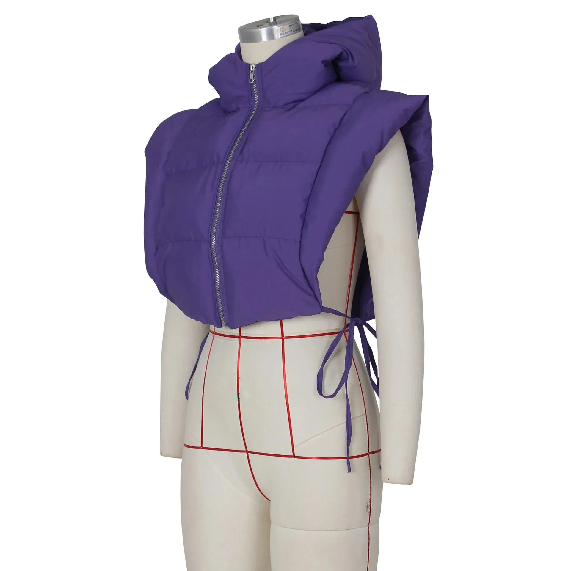 Clara Sleeveless Cropped Jacket