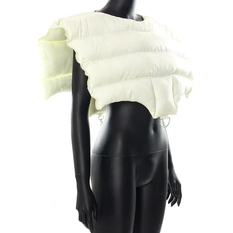 Clara Sleeveless Cropped Jacket
