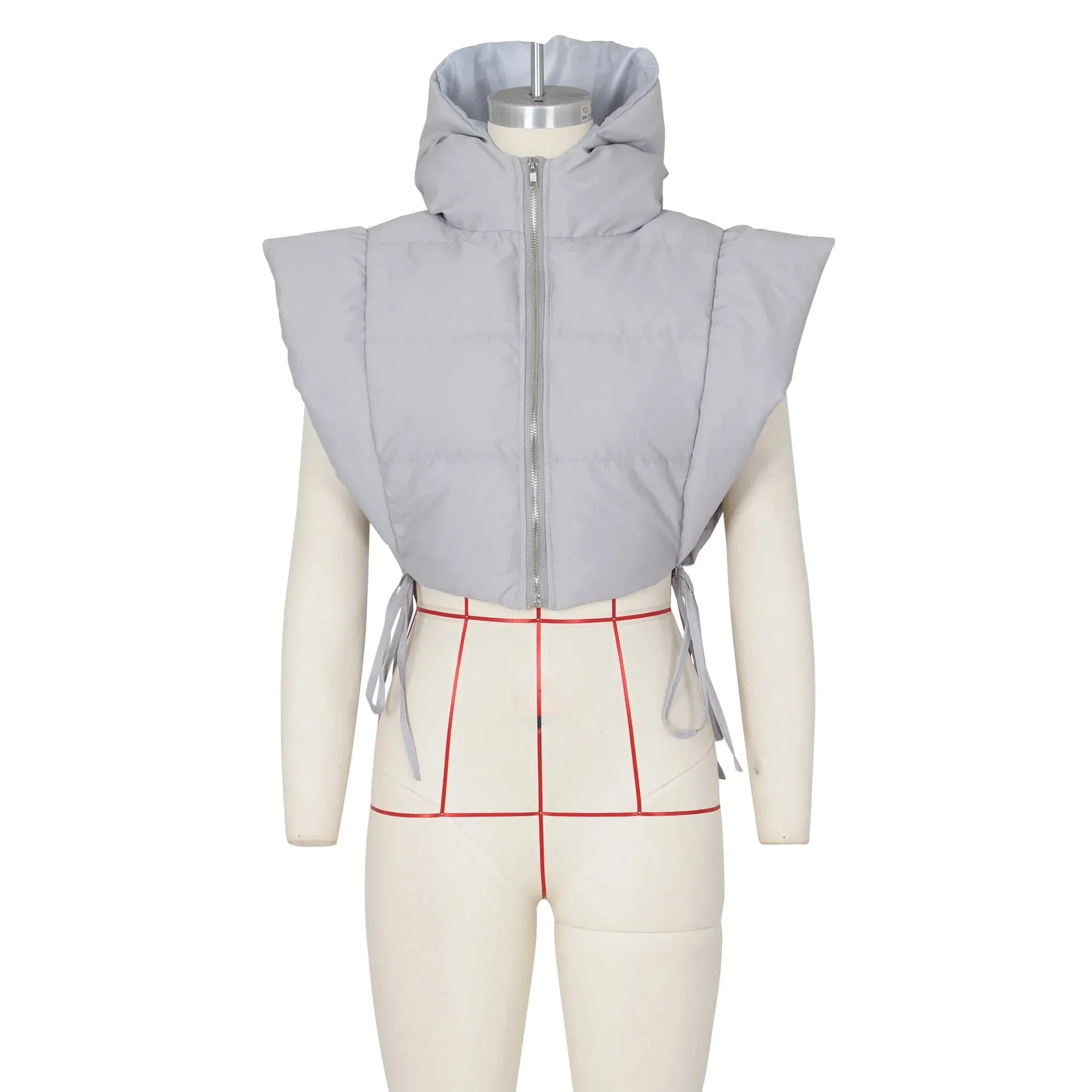 Clara Sleeveless Cropped Jacket