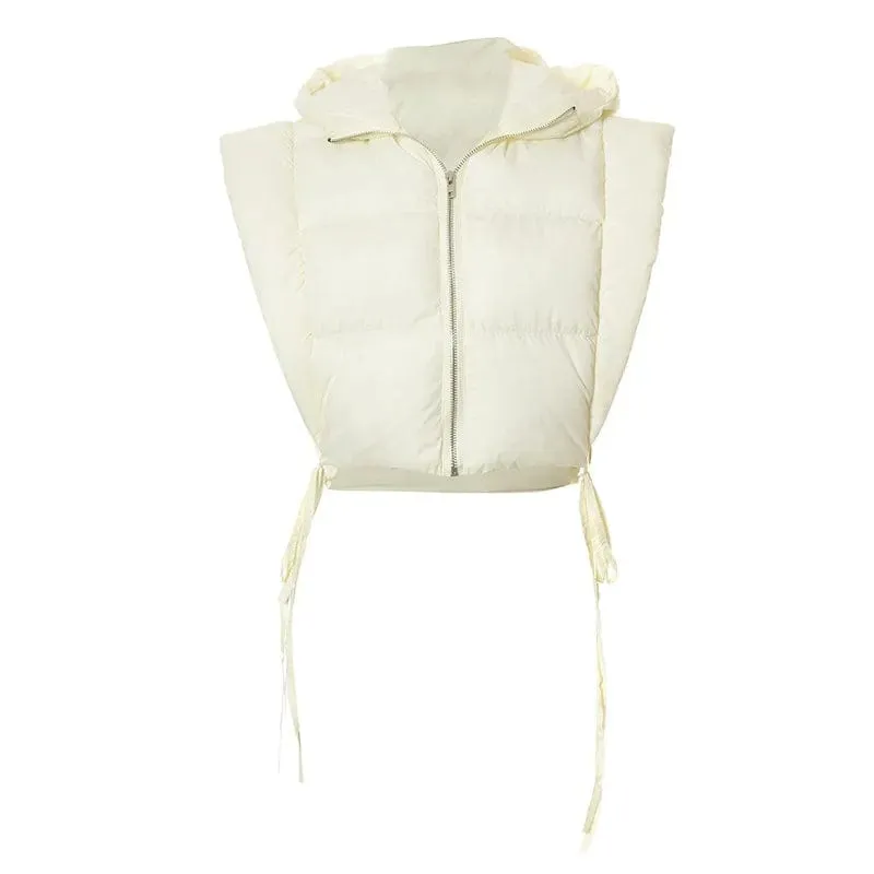 Clara Sleeveless Cropped Jacket